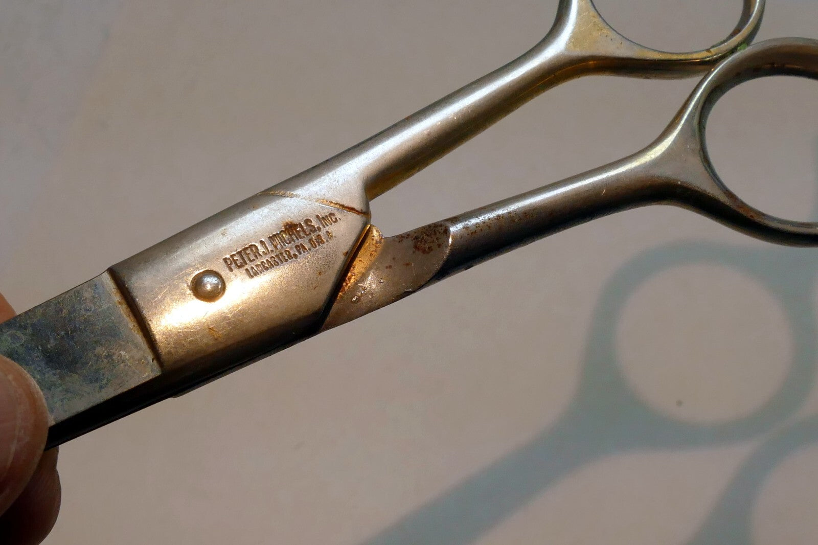 C-MON Shears -  Barber Scissors 8” Peter J. Michels Lancaster Pennsylvania