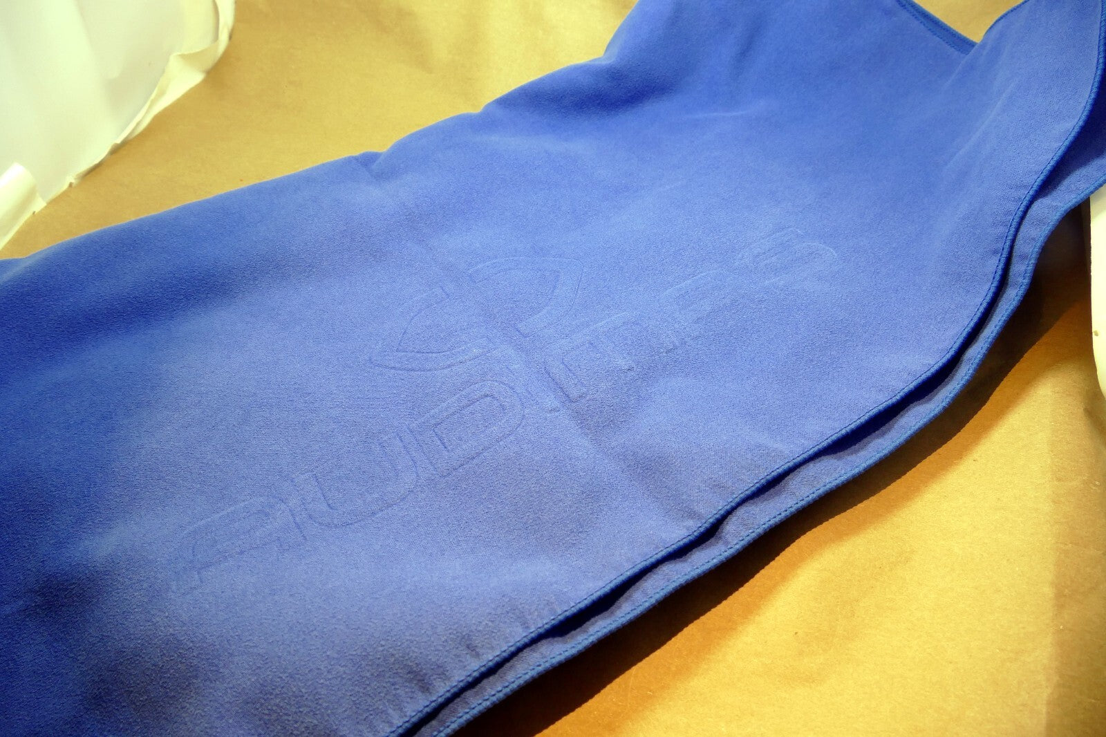 2x4 feet satin napkins blue 24x48" audimas