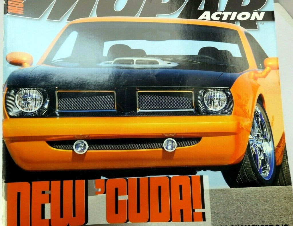 Mopar action car magazine april 2008 new cuda '09 challenger hemi ram nst