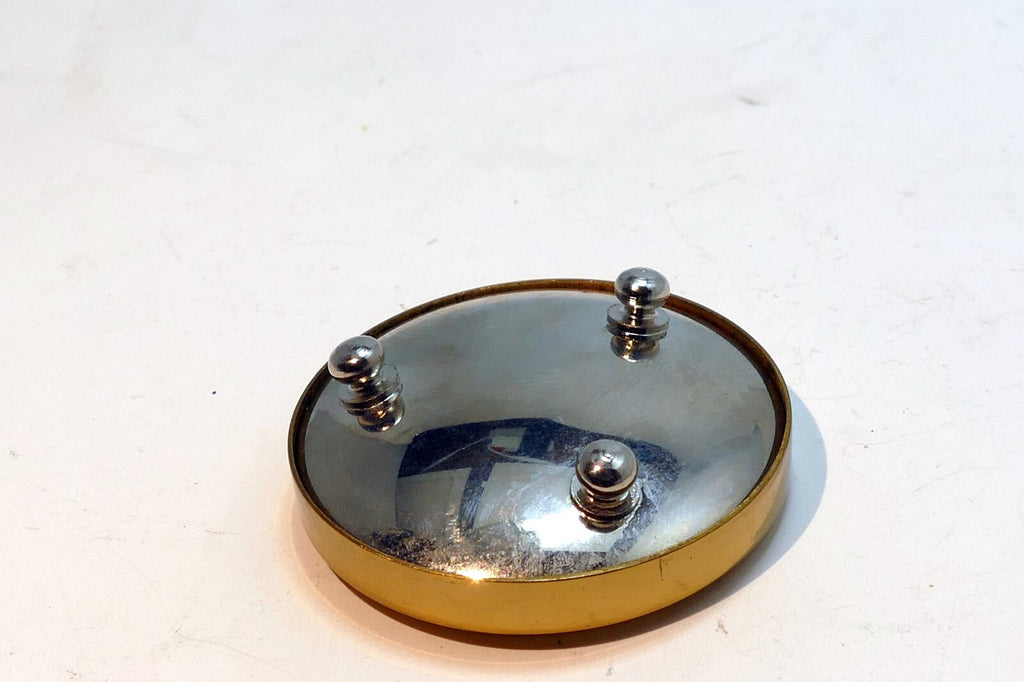 Lace trinket box antique small 4X4cm  floral design  handmade