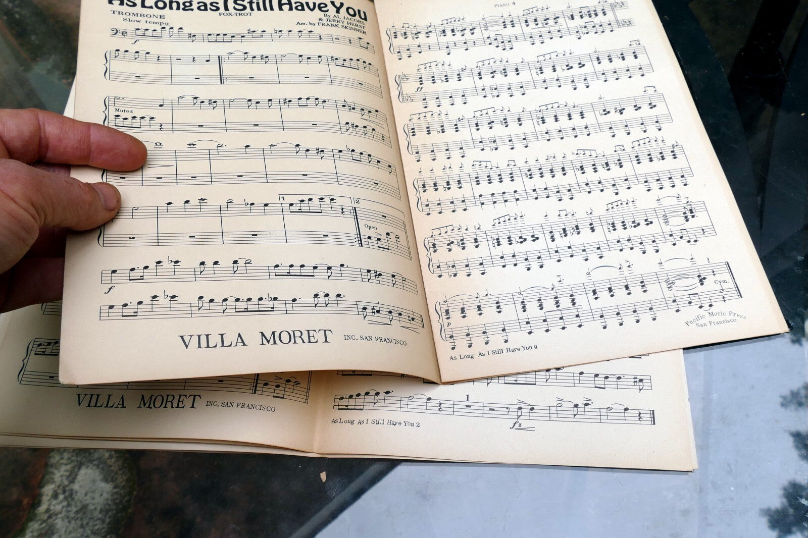 1931 Fox-Trot Sheet Music Al Jacobs Jerry Herst  Frank Skinner As long As I have