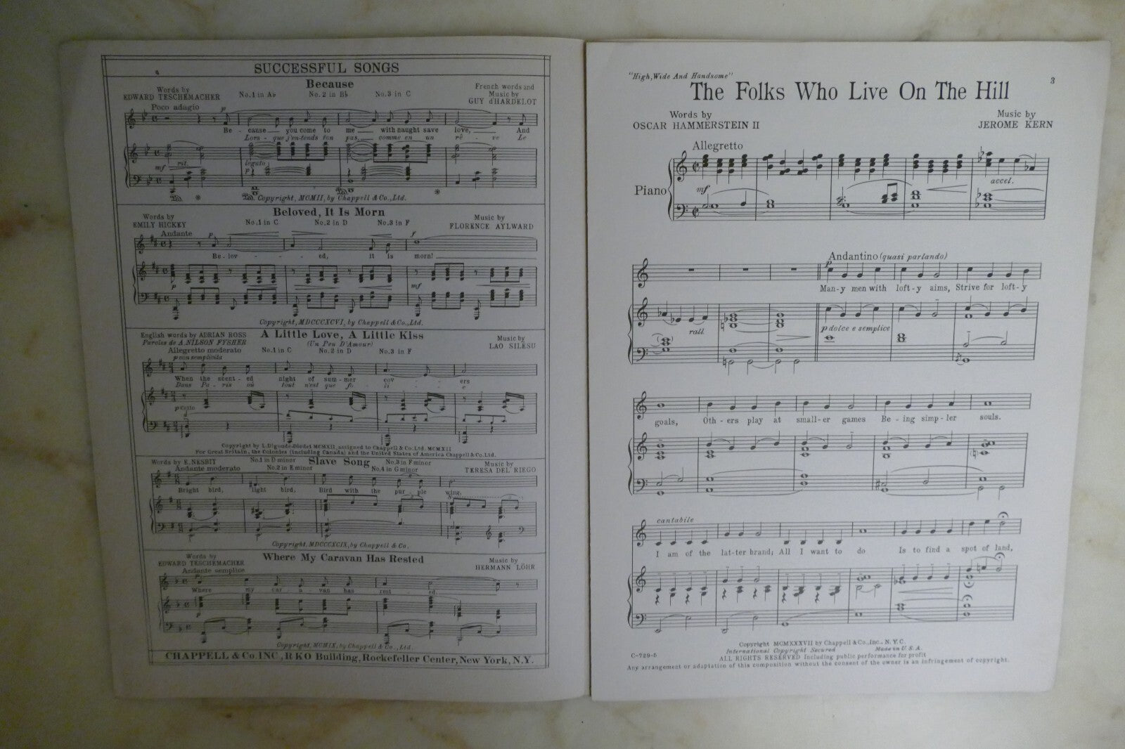 The Folks Who Live On The Hill 1937 by Jerome Kern from High, Wide And Handsome