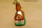 Thomas Pacconi Glass Ginger bread House Christmas Ornament 3"