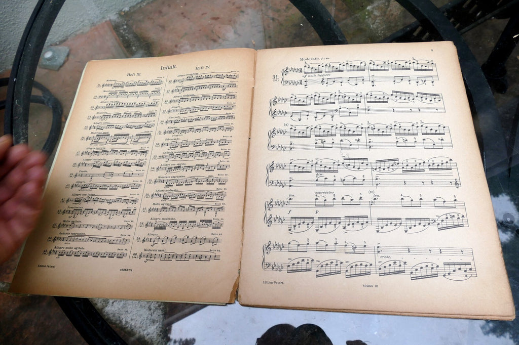 Cramer-Bülow 60 ausgewählte Etuden choisies Sheet Music 1900 Heft III