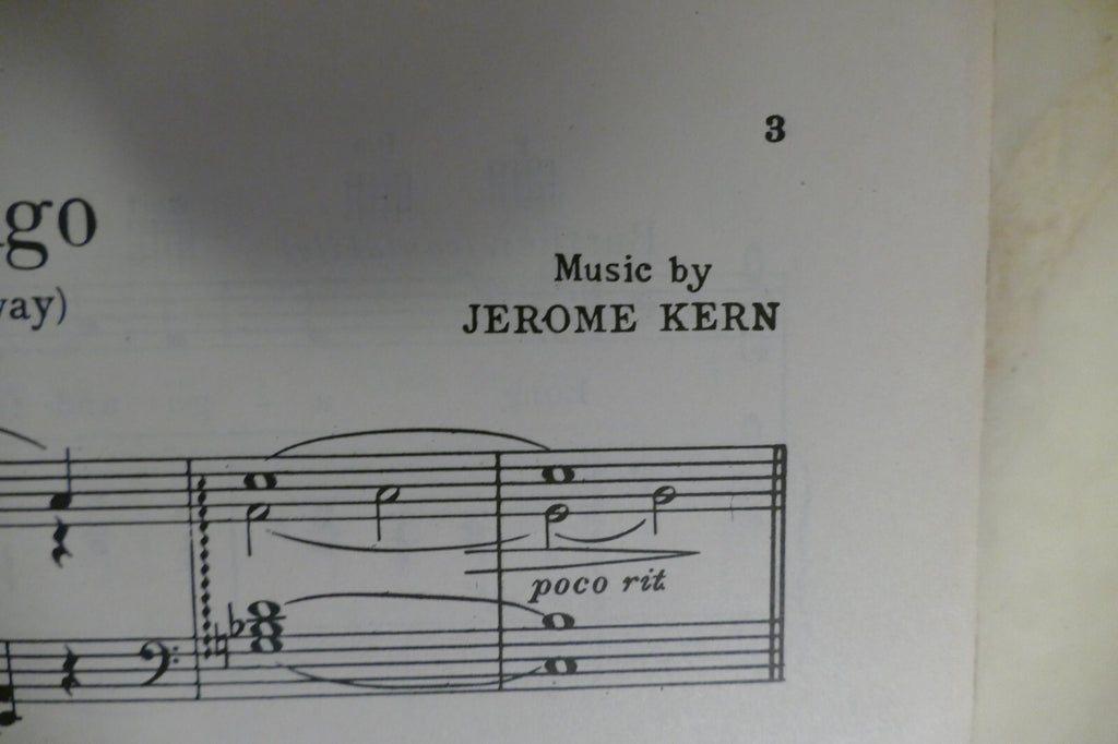 Long Ago 1944 by Jerome Kern from "Cover Girl" musical