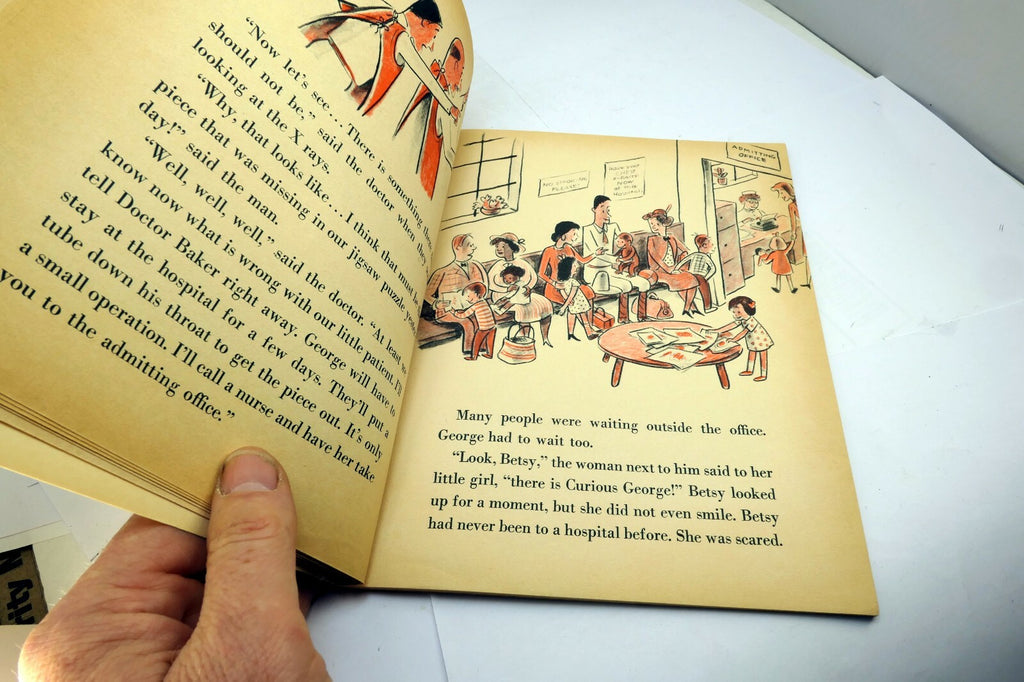 Curious George Goes to the Hospital by Rey, H. A.; Rey, Margret  1971 4th Print
