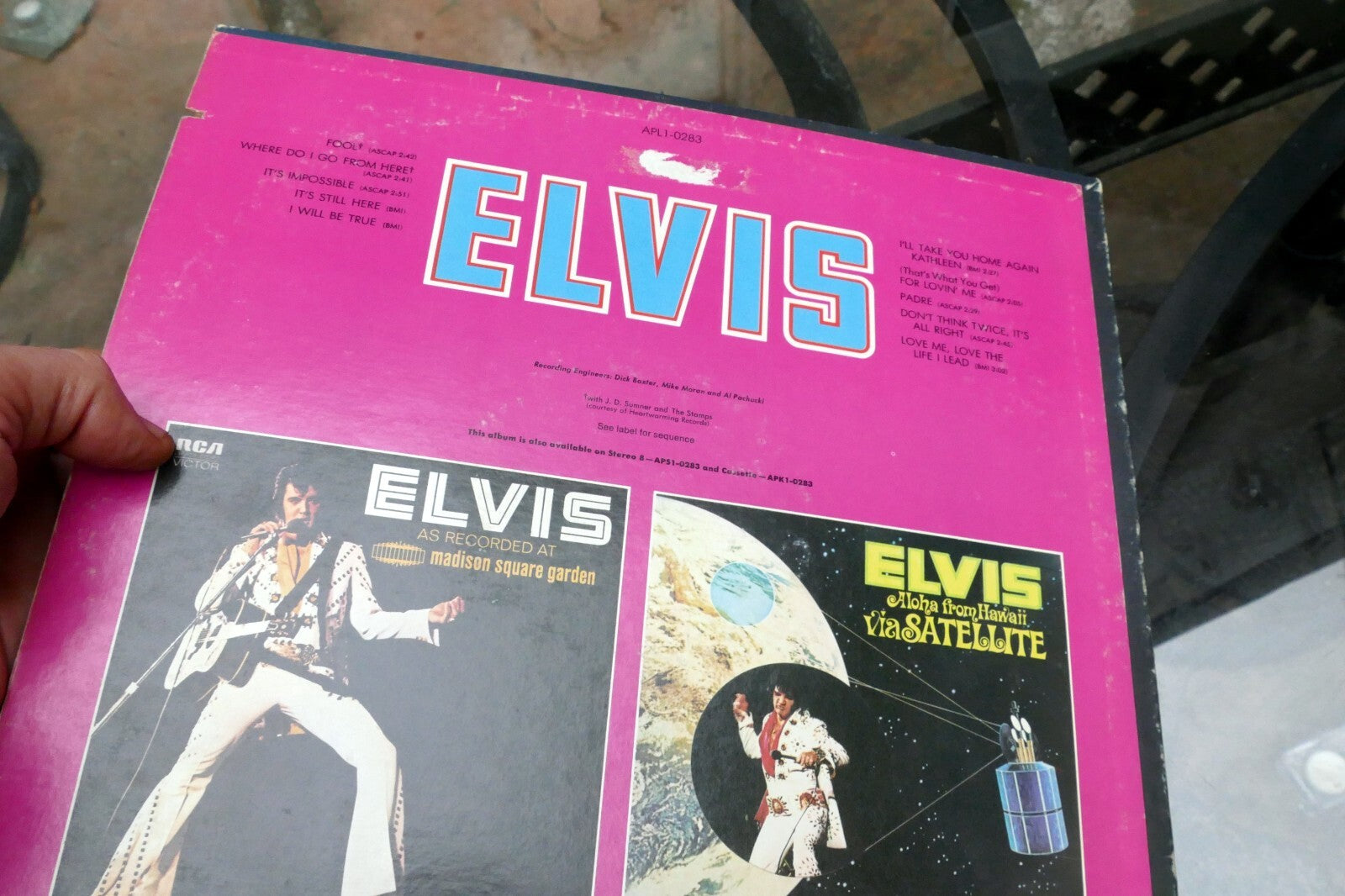 1973 Elvis Presley Elvis APL1-0283 Stereo  - ALBUM ART COVER ONLY