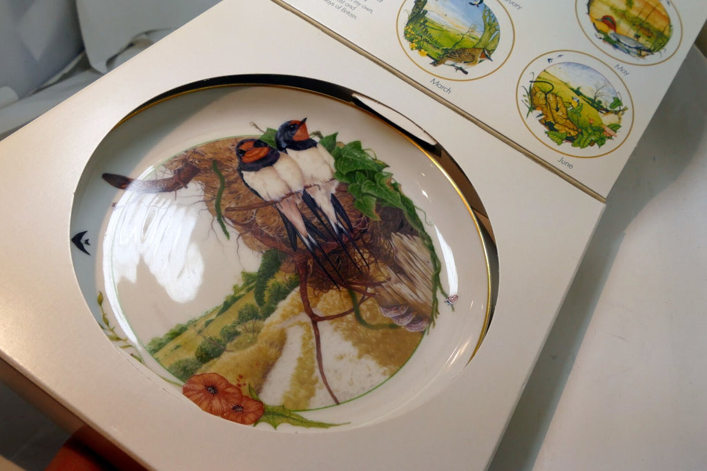 BIRDS of the Country BY Martin Camm - BAVARIA PLATE ARZBERG GERMANY Swallow