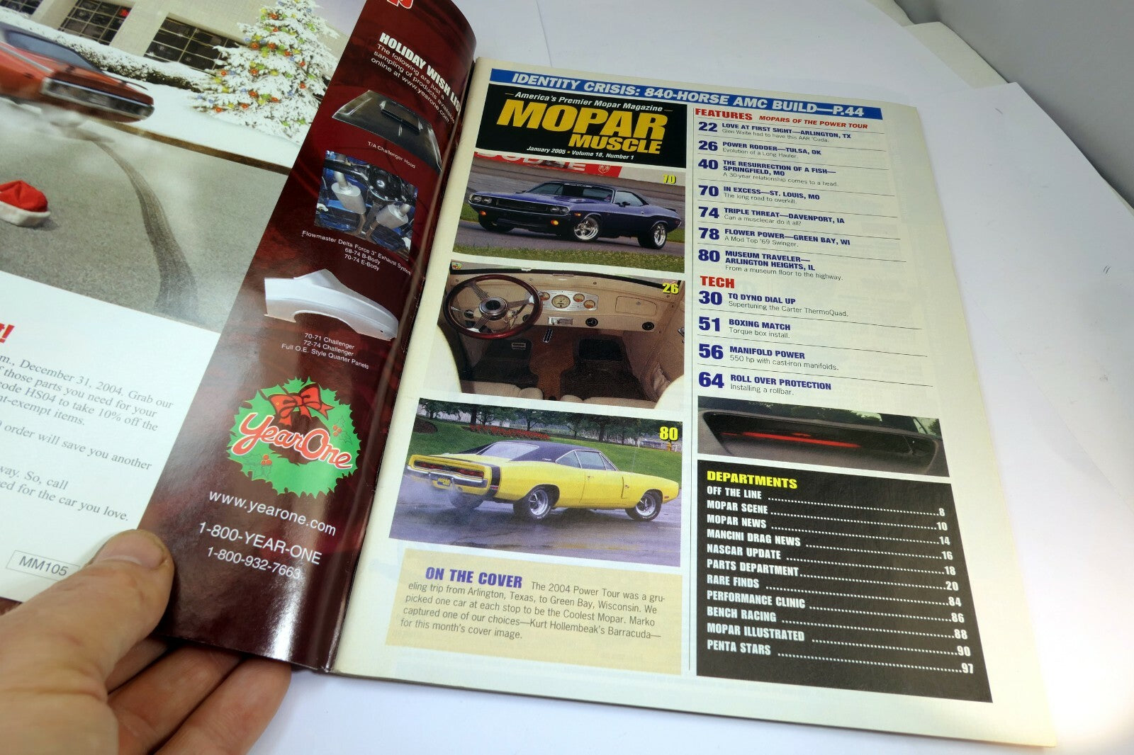 MOPAR Muscle Magazine January 2005 550 HP 440  w/ Exhaust Manifolds