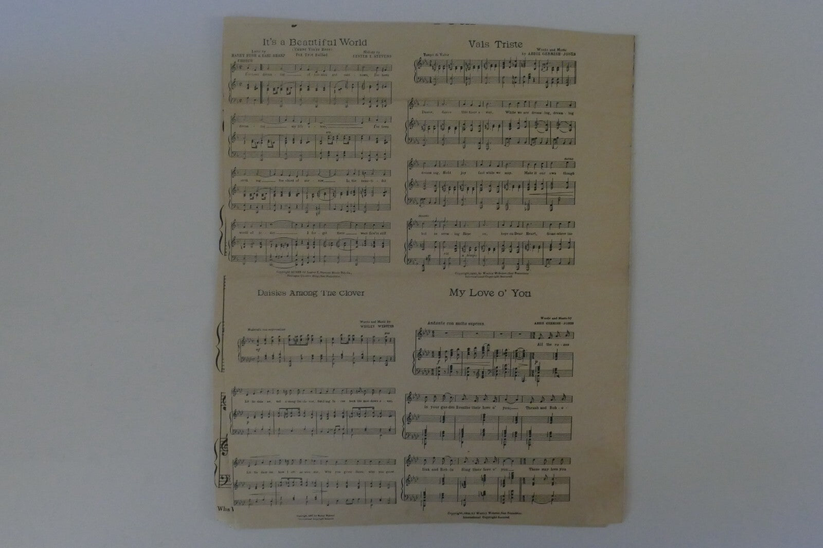 Wha Wha (That Imaginary Isle), 1921, by Phil Furman and Lester Stevens