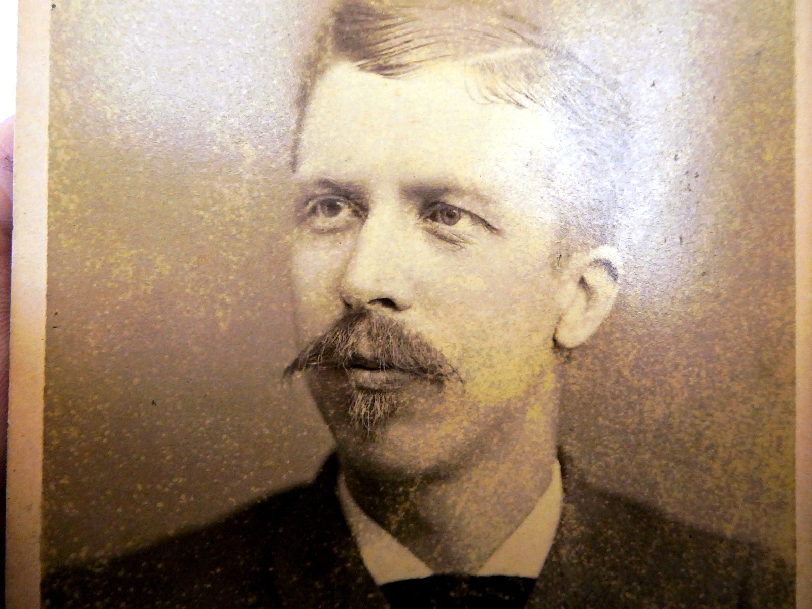 Picture uncle will weidman vintage antique photograph 4x6" picture 1880's kansas