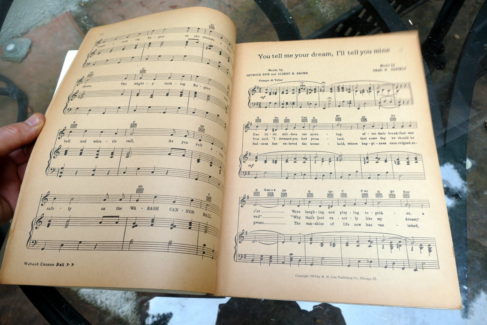 Modern Library Favorite Songs Book No 1 Sheet Music 1939 Cole Publishing Chicago