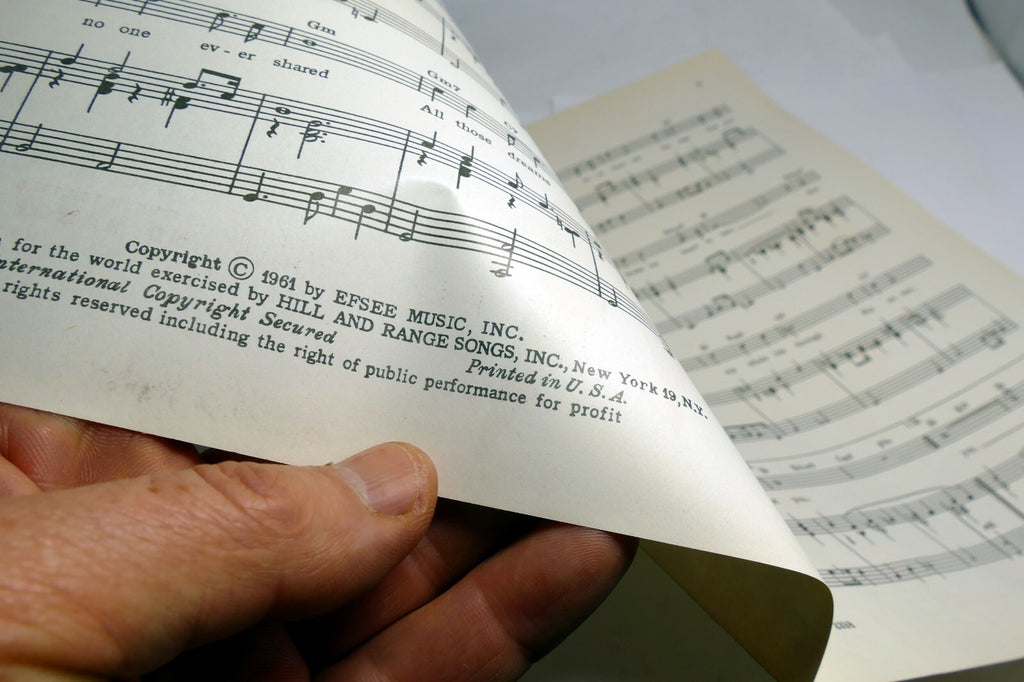 No One Doc Pomus Mort Shuman 1961 Sheet Music Ray Charles