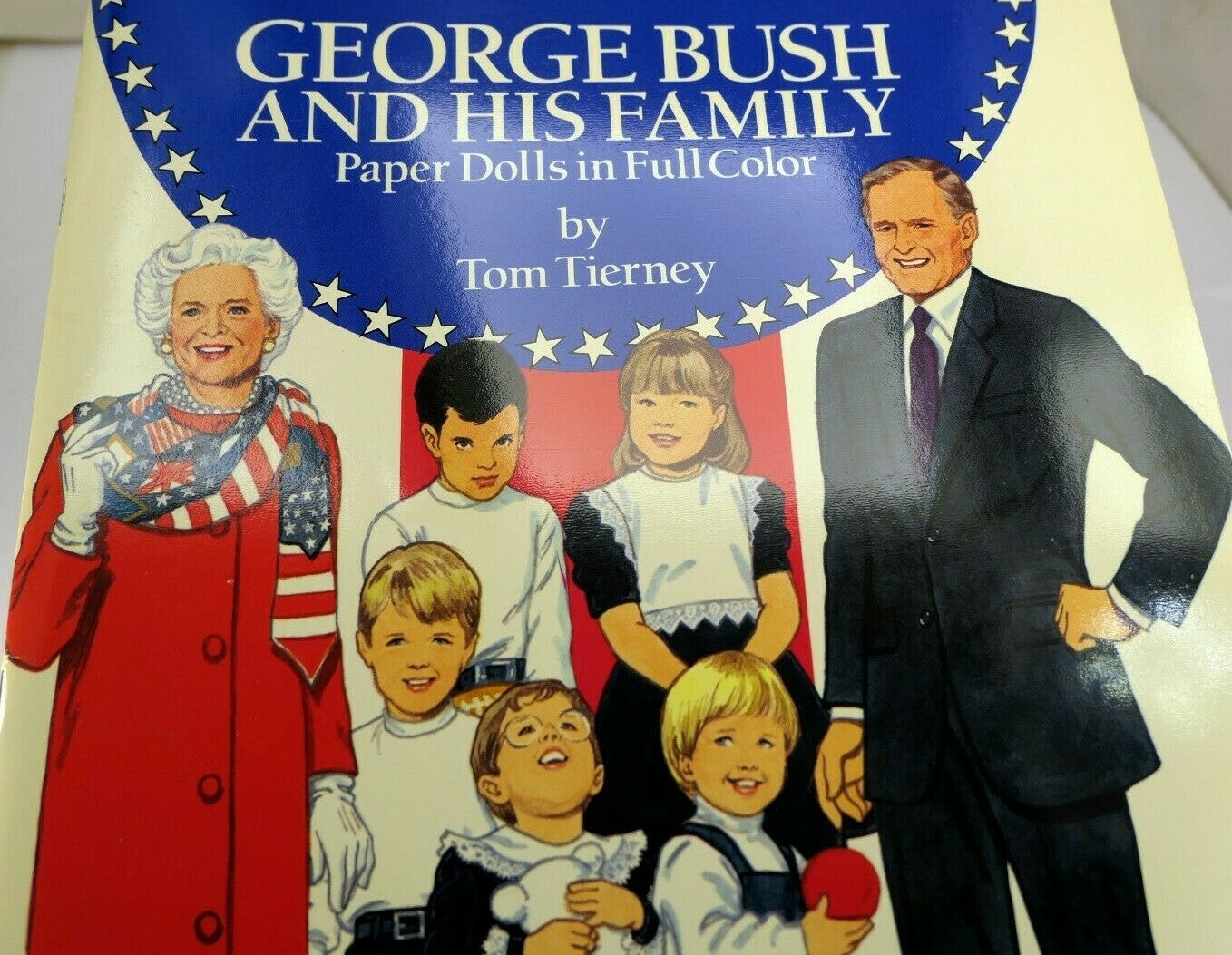 George h. bush senior and his family paper dolls in full color by tom tierney