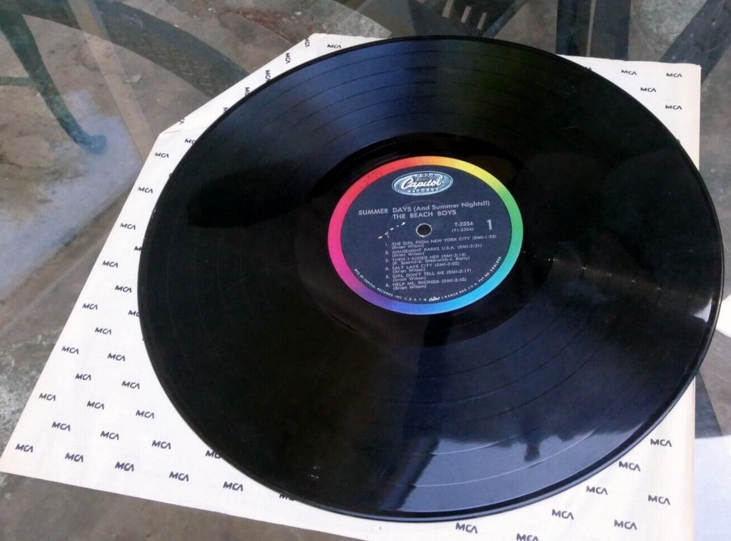 Beach boys summer days lp (1965) vinyl record album 12” t 2354 (missing cover)
