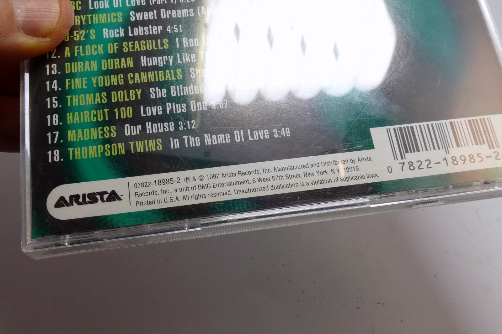 Various Artists : Ultimate New Wave Party 1998 CD Arista Records 07822-18985-2