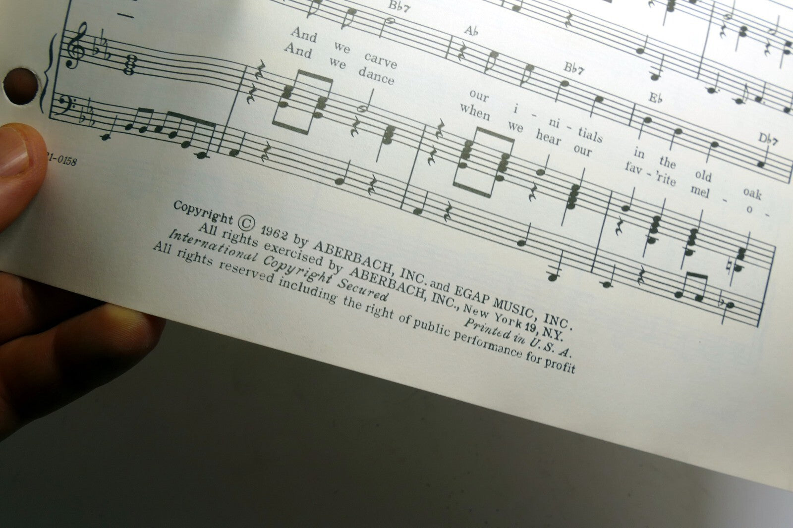 That's Old Fashioned Giant Baum Florence Kaye  1962  Sheet Music