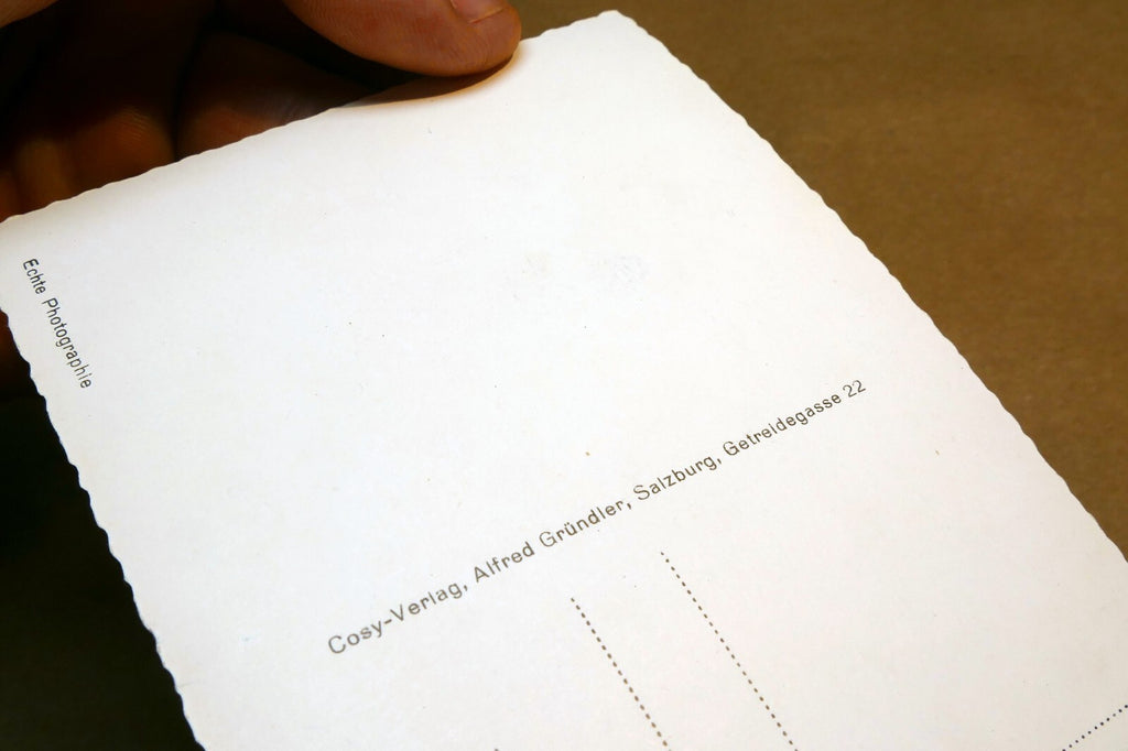 Limbergsperre Kaprun Austria landscape postcard 1930's - unposted