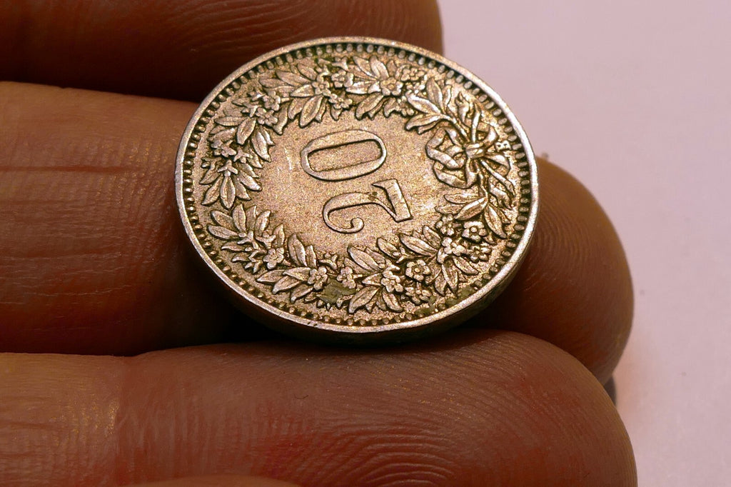 Coin Switzerland 1944 20 Rappen Confederatio Helvetica