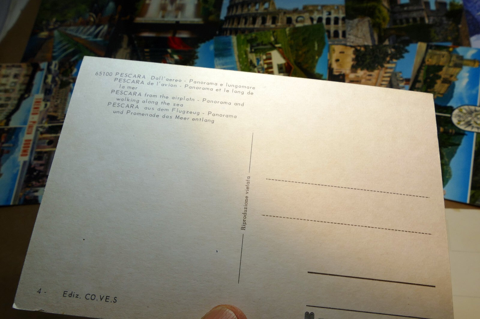 1980's Postcard unposted Italy set of 12 Genova Cityscapes Roma lot