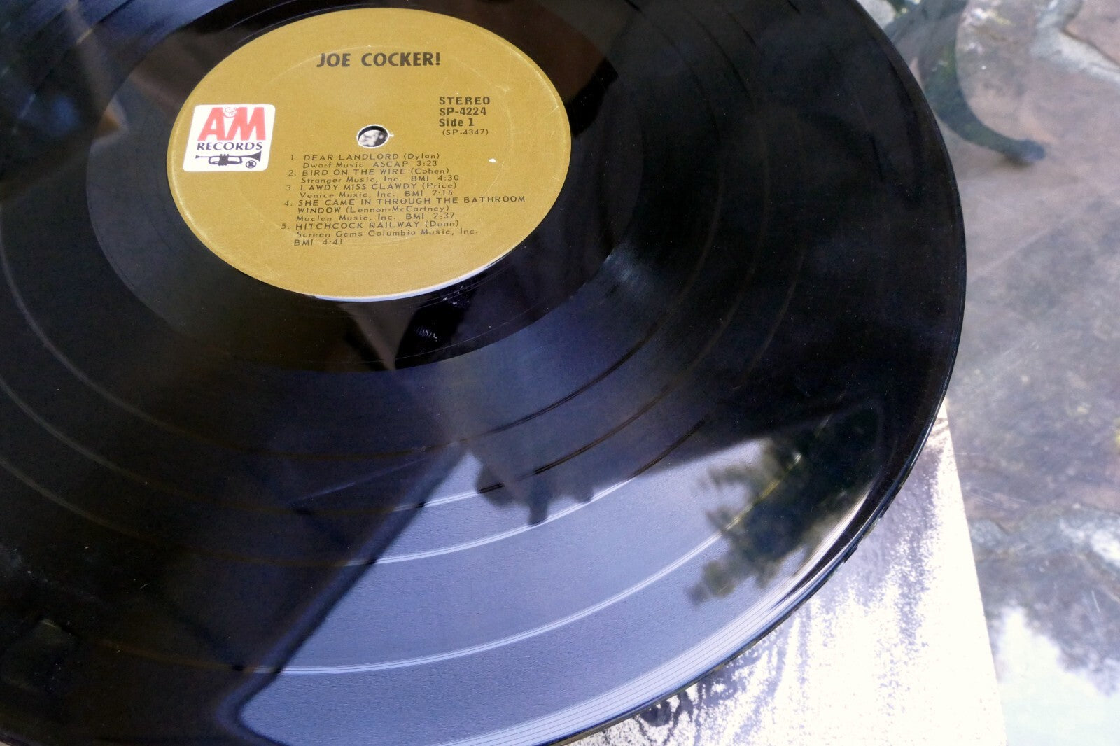 Joe Cocker Self Titled Record 33 RPM LP SP 4224 A&M 1969 VG