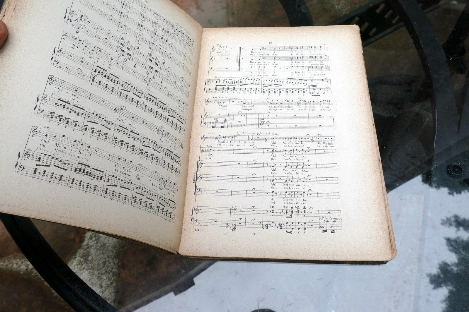 Sonnambula Bellini Paris Schlesinger 1850-1890 sheet music Partition Piano chant