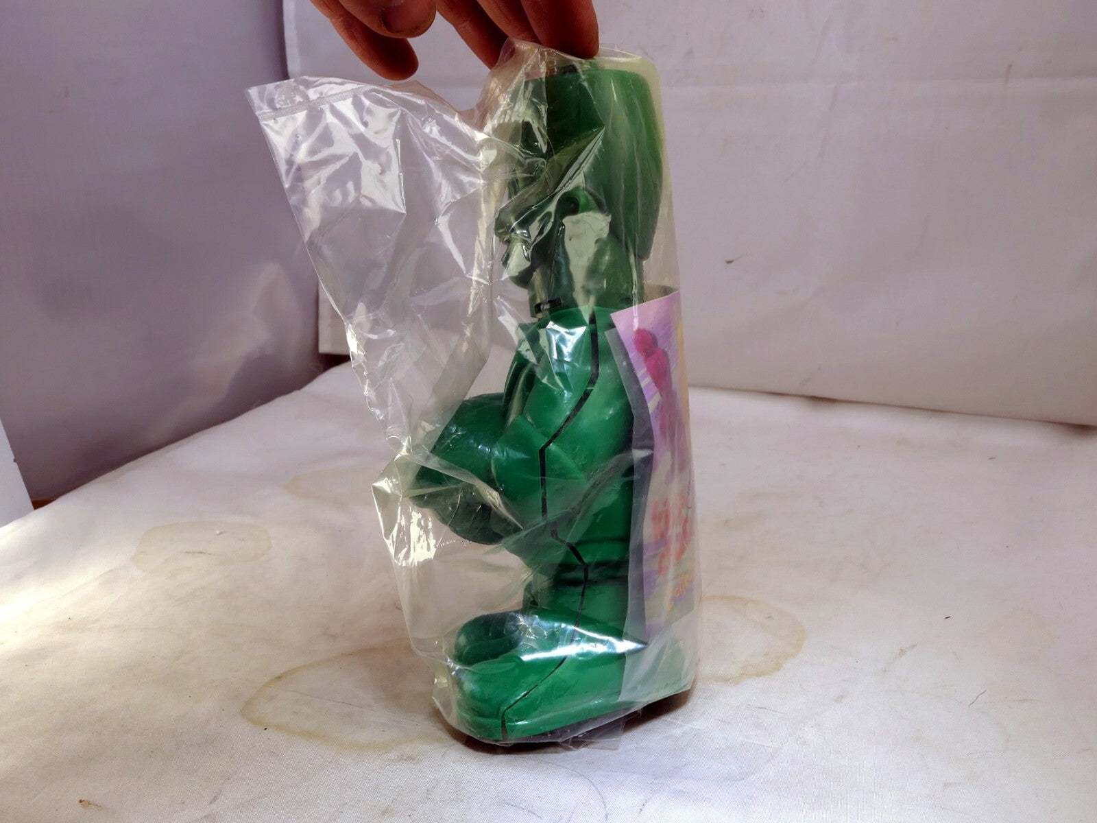 1995 BURGER KING KIDS CLUB COOLER “JAWS” Green Happy meal