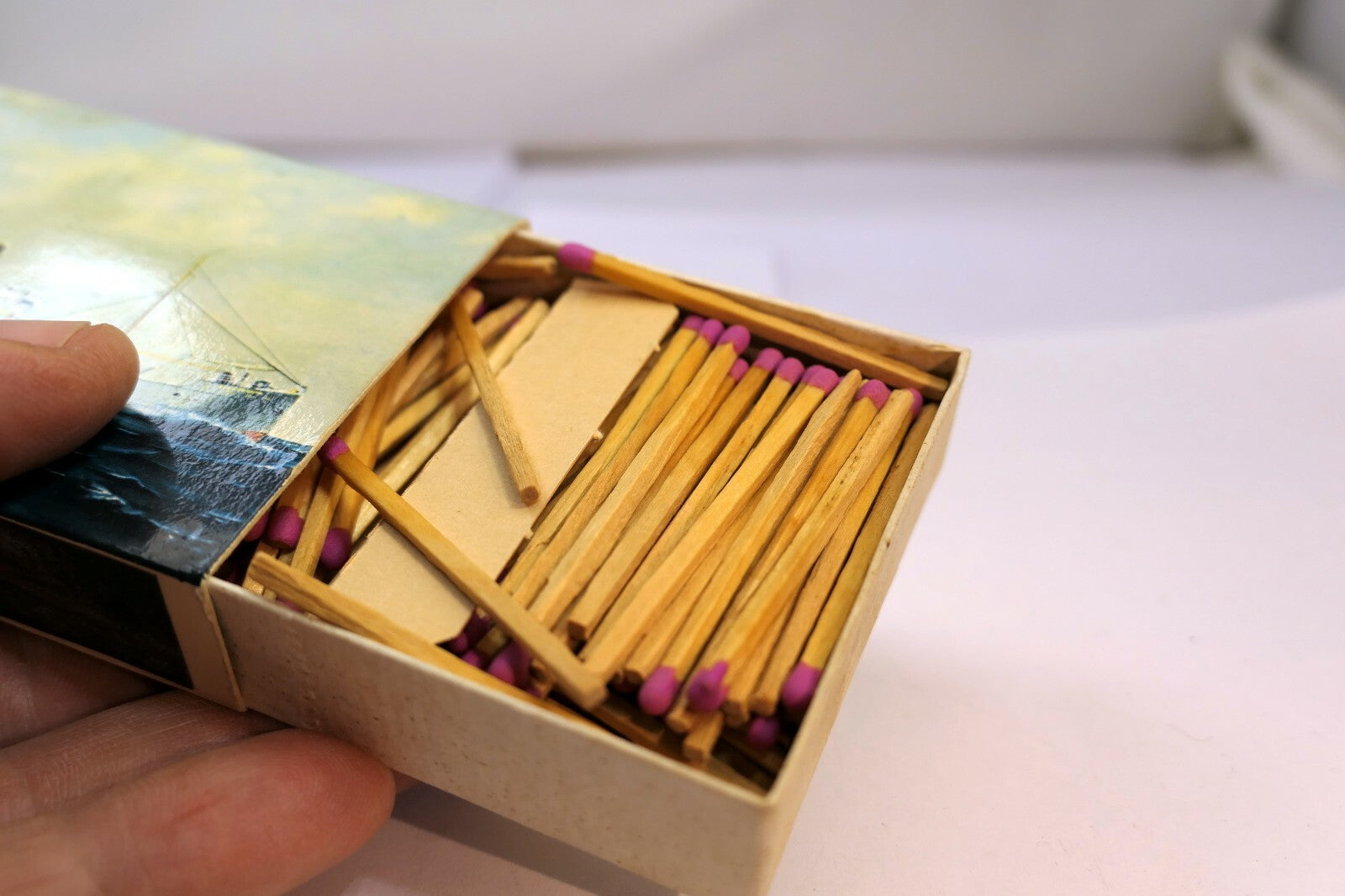 JOHNSON LINE Sweden Box of Matches SS Nordstjernan steam Ship 1899 steamship