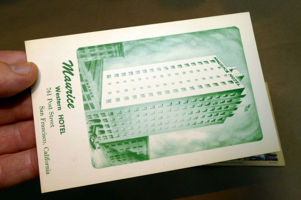 Unposted Postcard lot from 1940's Maurice Western Hotel - Senate San Francisco