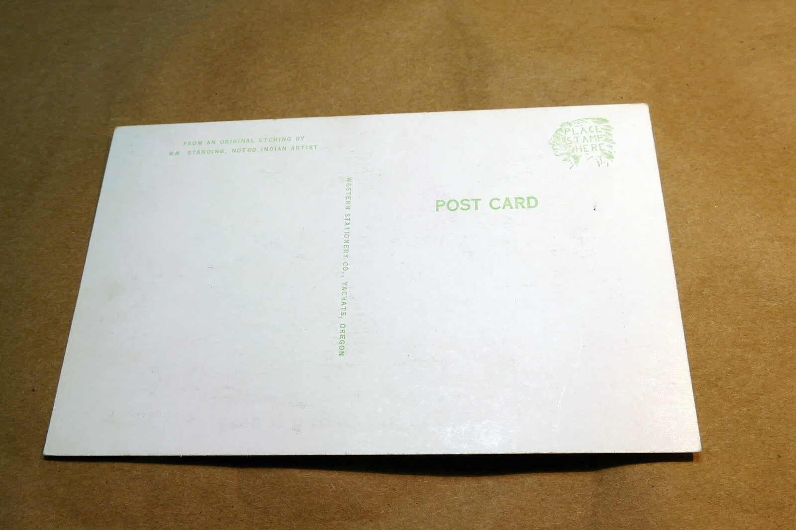 c1940's "I'm Just Taking it Easy" (William Standing) Humor Comic Postcard 