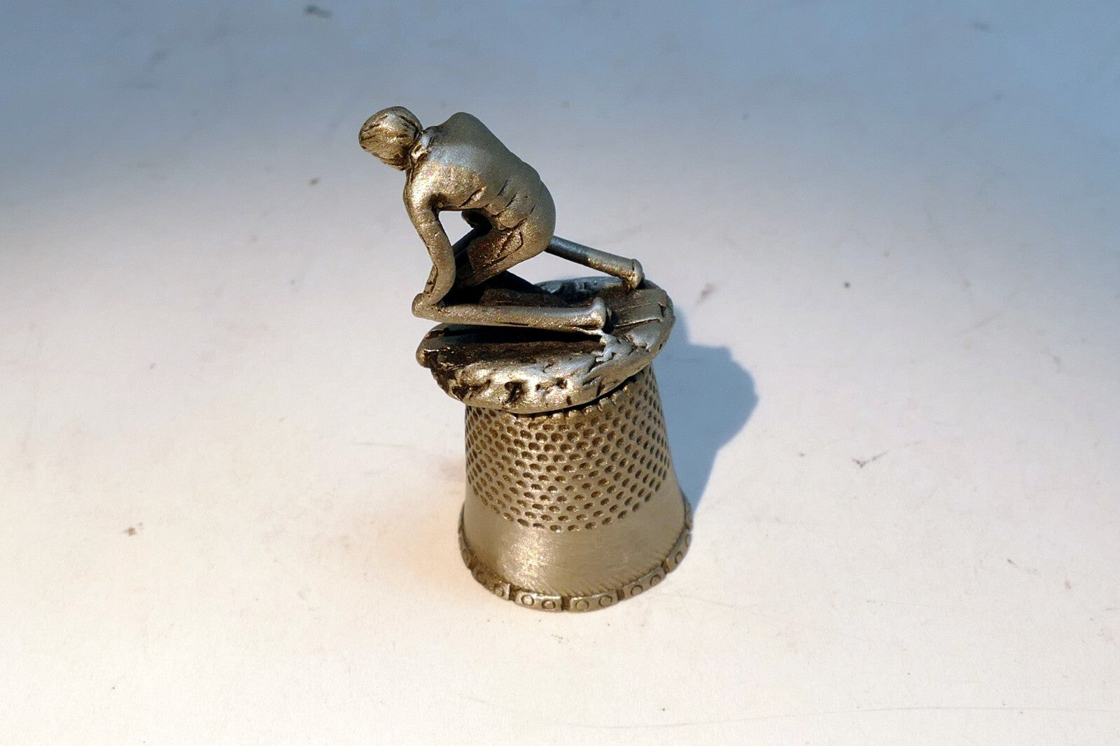 Thimble Souvenir Utah LDS Mormon Temple Salta Lake City US metal skier