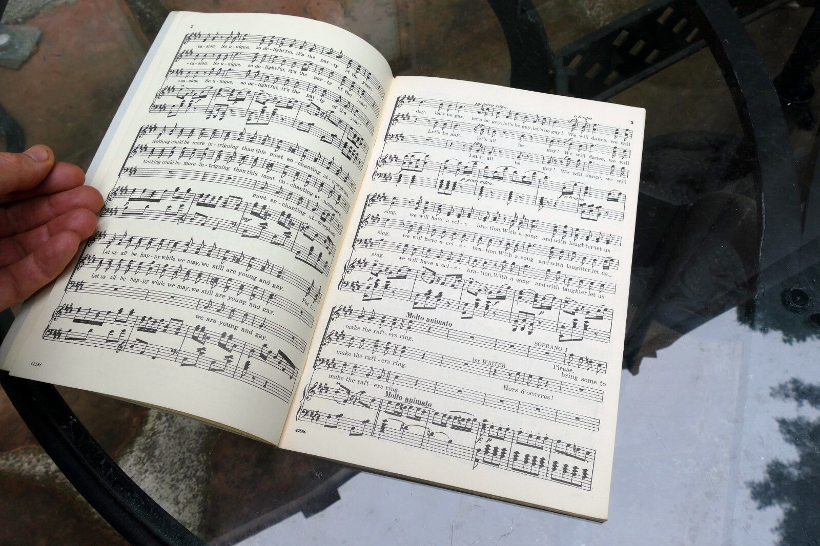 Johann Strauss die Fledermaus by Thomas Martin Sheet Music 1951 Vocal Chorus