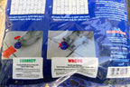 50 pack Fast Ratchet Caps Tile Leveling 1/8" with spacer bases
