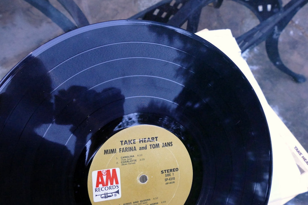 Mimi Farina And Tom Jans - Take Heart LP   SP 4310 A&M 1971 Vinyl Record