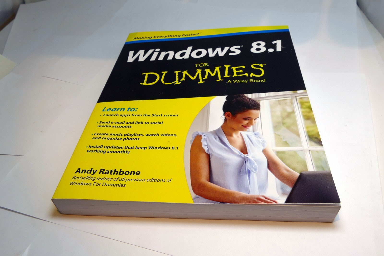 Windows 8.1 for dummies paperback by andy rathbone
