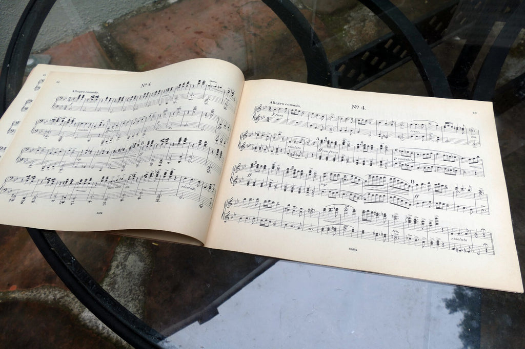 Moritz Moszkowski Soanische Tanze Sheet music Klavier 4 Handen 2125 Piano 1925