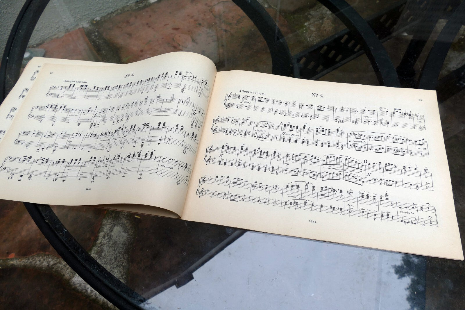 Moritz Moszkowski Soanische Tanze Sheet music Klavier 4 Handen 2125 Piano 1925