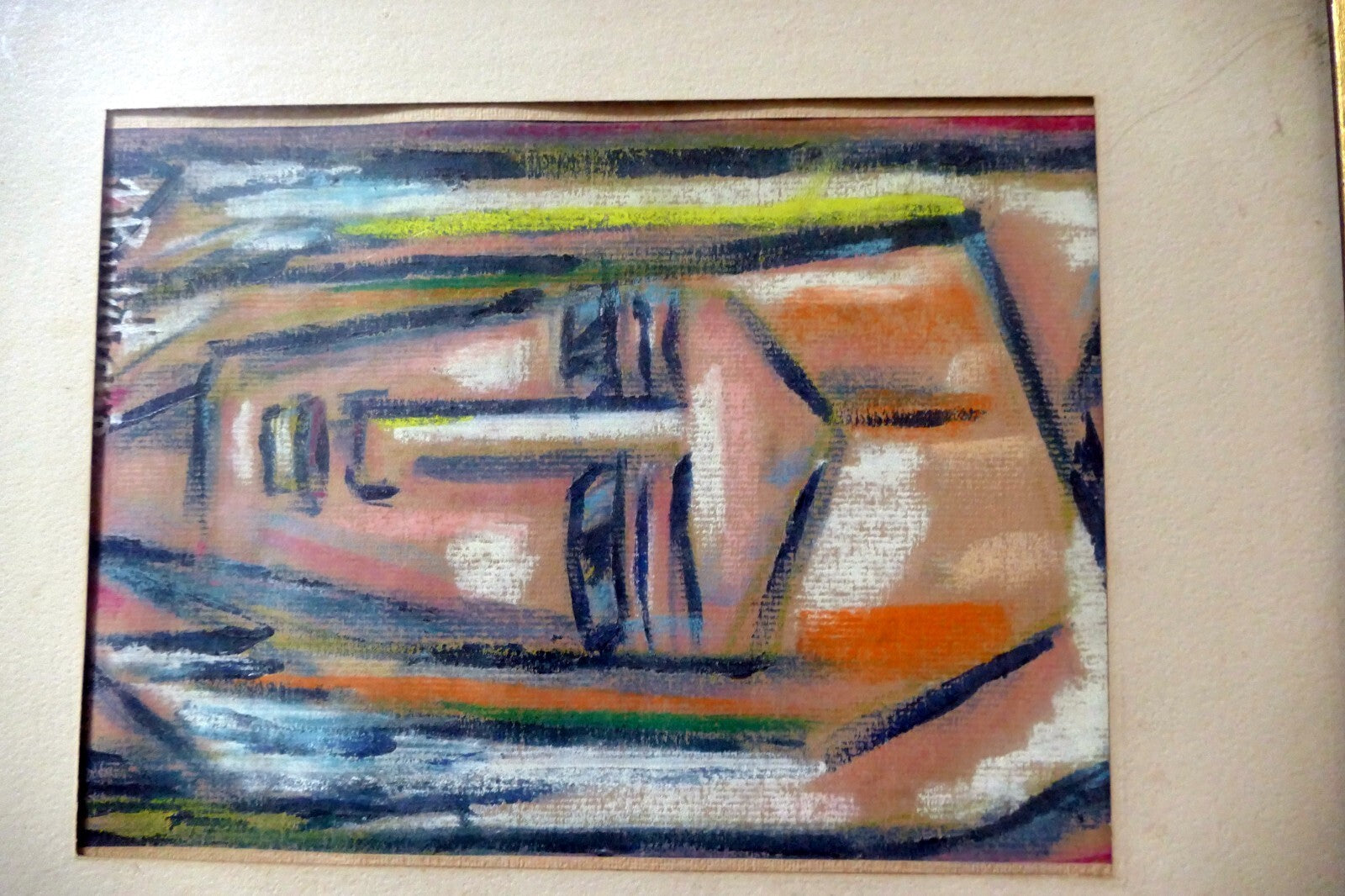Portrait  Lithuanian Artist Jadvyga Paukstiene Modernist 1960's Pieta