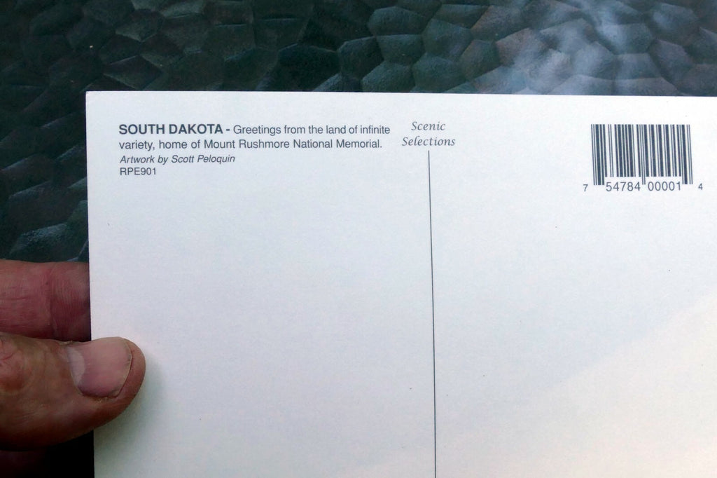 Scenic Selections  Mt. Rushmore Black Hills South Dakota Postcard