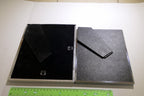 Pack of 2 Two Metal brass Picture Portrait Frame 5X7" Art Photo lot blue  glass