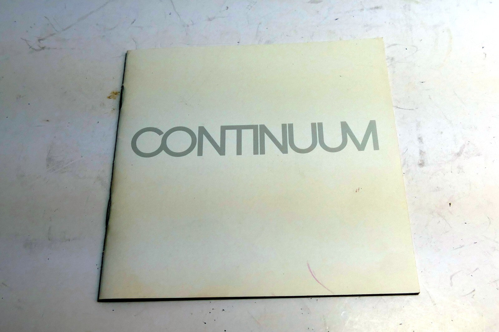 INLAY Cover ART Only NO Case, CD included - Continuum Music by John Mayer