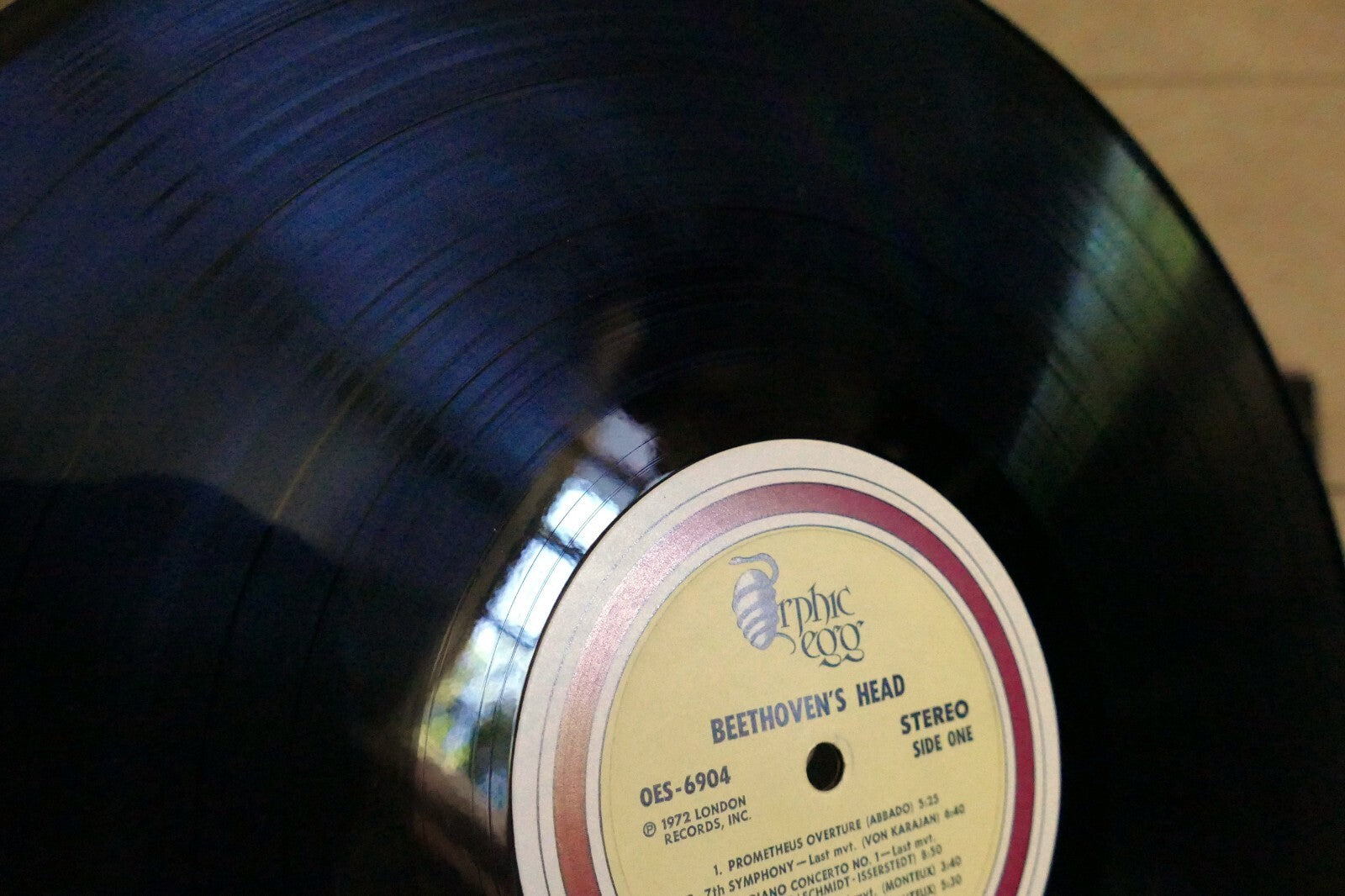 Beethoven BEETHOVEN'S HEAD - OES6904 Vinyl 12" LP  Orphic Egg  London 1972
