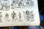Old WAY'S & NEW WAY'S No 1 HENRY HEATH CARICATURE PRINT 1840 Victorian
