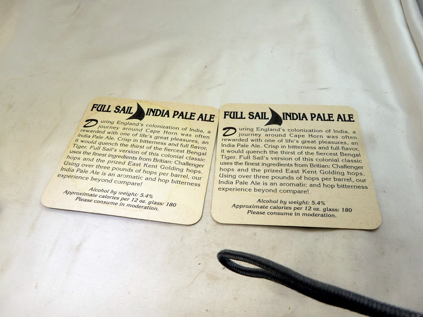 Full Sail IPA Portland Oregon Bar Coaster Beer lot 2