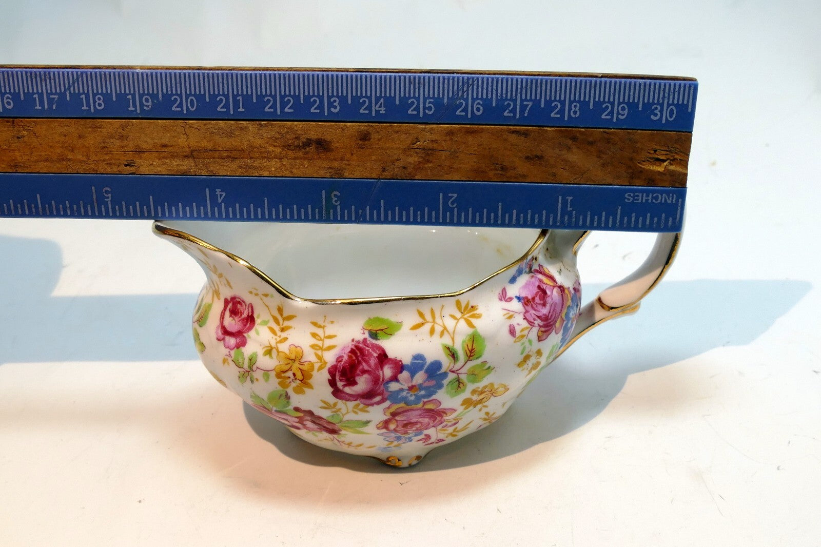 Royal Stafford Creamer pitcher  only ~June Roses~ Bone China made in England
