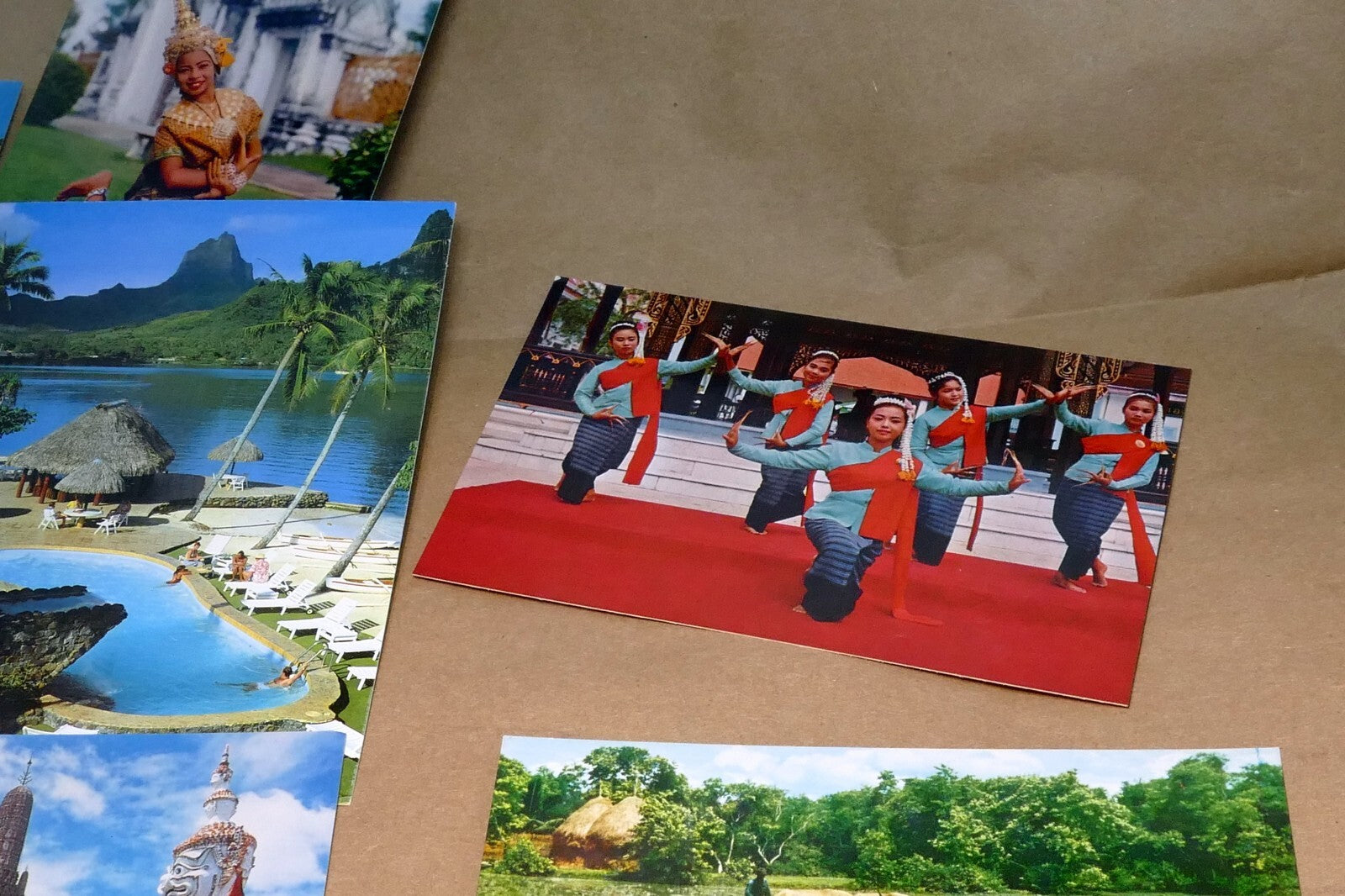 Thailand Bangkok Postcard 1970's  lot of 9 Pack Unposted