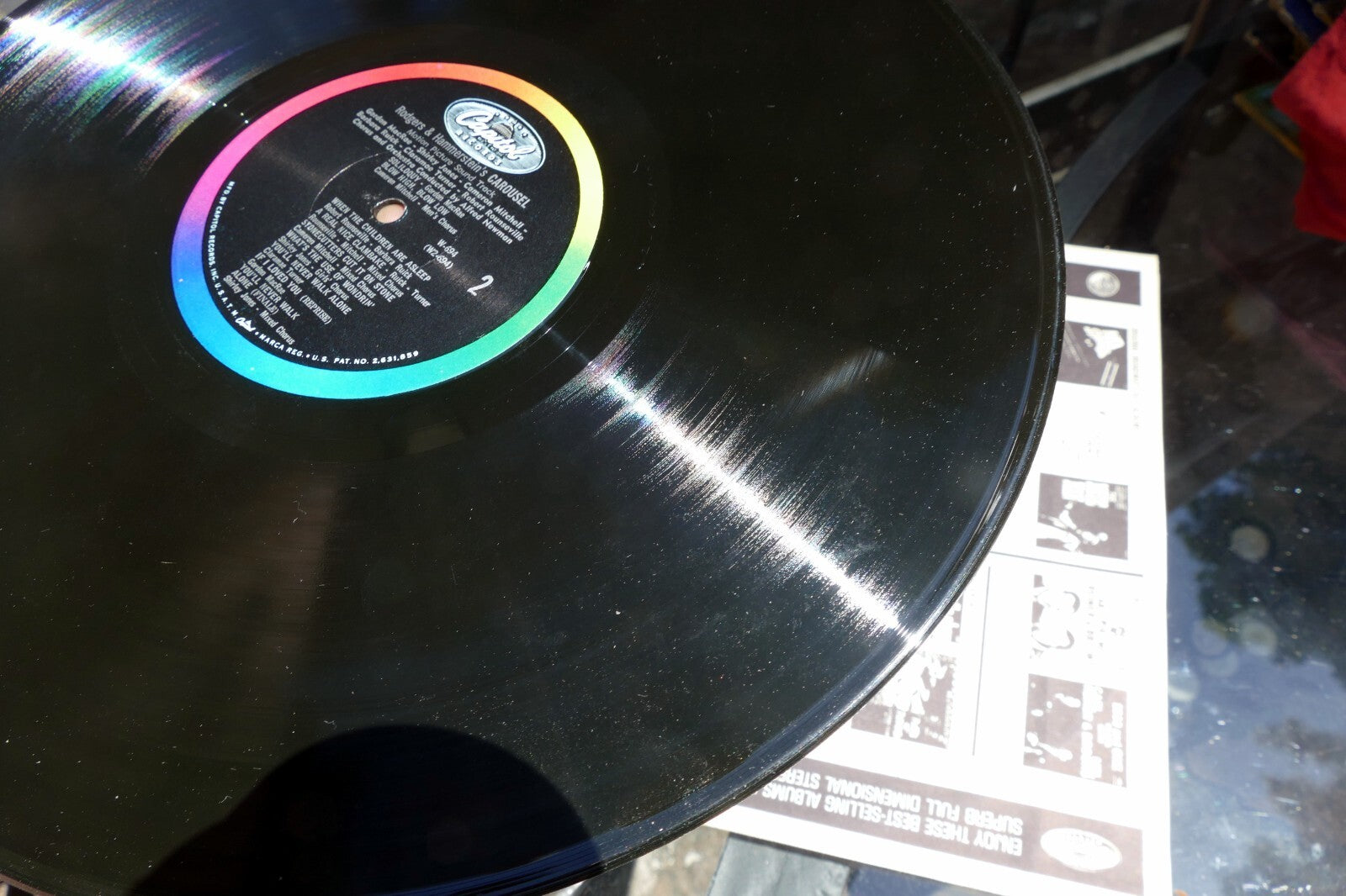 Rodgers and Hammerstein's Carousel Soundtrack Vintage Vinyl  1956 Record LP W694