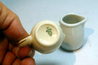Suisse Langenthal mini cream pitcher  miniature set of two white porcelain