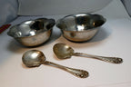 EASTERN STAR Sterling Spoon w/ cereal Bow 1898 (set of two)