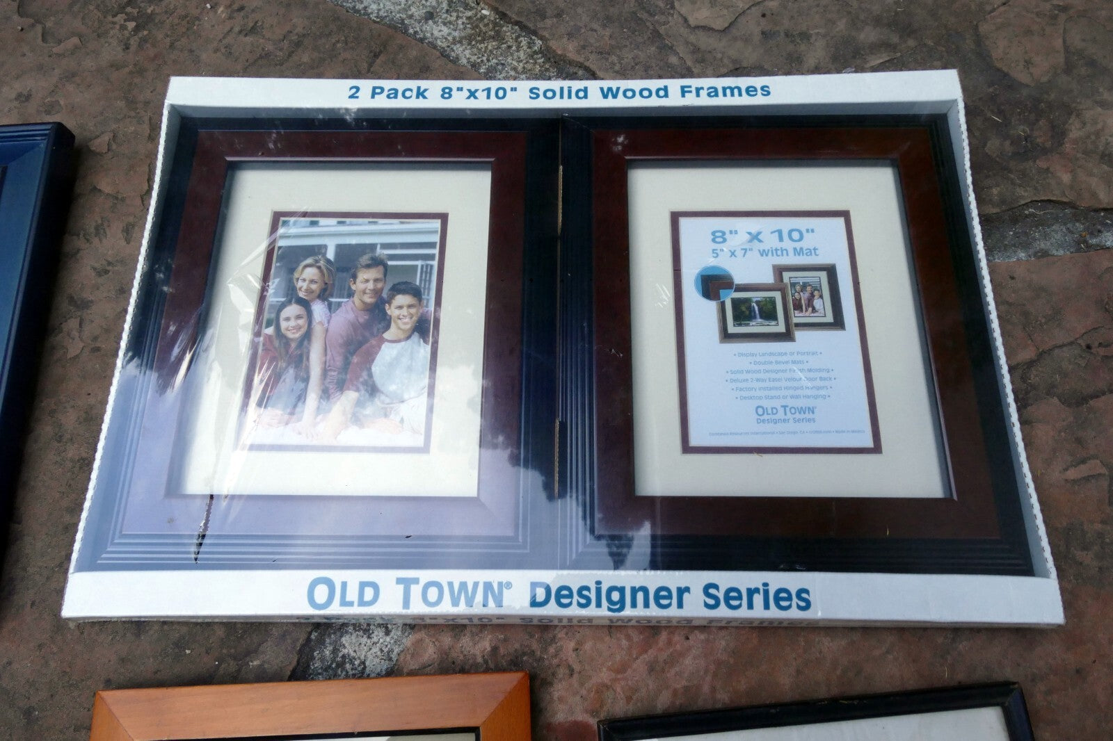 Pack of 5 Four  Solid Wood Picture Portrait Frame  8X10" Art Photo  lot